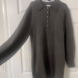 H&M Charcoal Knit Sweater dress